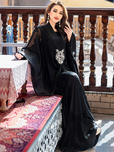 Abaya Dubái 2026, Vestido Musulmán para Mujer, Vestido Abaya Modesto, Abaya para Mujeres, Vestido Musulmán de Lujo, Abaya de Lujo Personalizada al por Mayor - Product Image 6