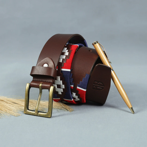 Cinturón Casual de Cuero Gaucho Argentino Hecho a Mano de Calidad, Cinturón de Cuero Genuino de Fabricante Directo para Accesorios Masculinos - Product Image 2