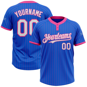 Maillot de baseball/softball à rayures pour hommes et femmes, respirant, 100 % polyester, séchage rapide, pour équipes, fans et clubs sportifs - Product Image 3