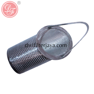 Stainless Steel 316/304 <b>Basket</b> Strainer Screen Filter with Handle 150 psi Max Pressure 2 GPM Flow Rate - Product Image 2