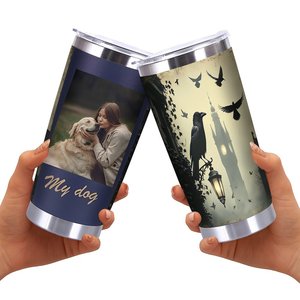 Stainless Steel Tumbler 20oz Double Wall <b>Insulated</b> Portable Drink <b>Cup</b> Outdoor Leisure Use - Product Image 2