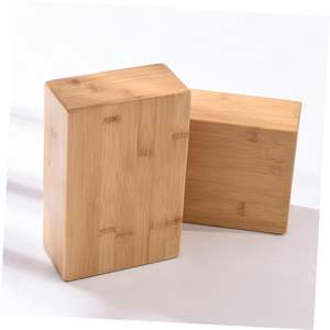 บล็อกโยคะไม้ก๊อกออร์แกนิกที่ยั่งยืน สำหรับพิลาทิส ยืดกล้ามเนื้อ ทำสมาธิ เป็นมิตรกับสิ่งแวดล้อม ทนทาน อุปกรณ์ออกกำลังกาย - Product Image 1