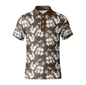 Polo de golf pour homme personnalisé, design anti-rides, impression par sublimation, nouvelle saison, haute qualité, coupe ajustée, manches courtes, fabriqué au Vietnam - Product Image 3