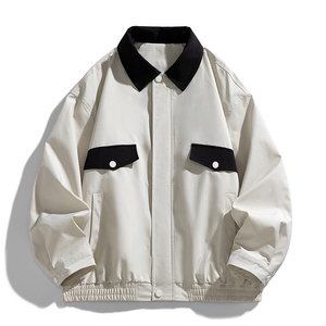 Wholesale <b>Men</b> Coach <b>Jackets</b> Lightweight Breathable Windbreaker Front Pockets Design With Custom Logo Outer Casual And Streetwear - Product Image 3