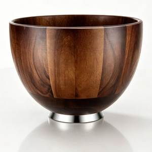 Bol mélangeur KitchenAid en bois moderne fait main, écologique, pour batteur sur socle KitchenAid, idéal pour l'inauguration de la maison et le Ramadan - Product Image 1