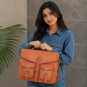 Unisex Stylish Leather Messenger Bag Office Use Laptop Bag Handmade Messenger Leather Bags - Product Image 3