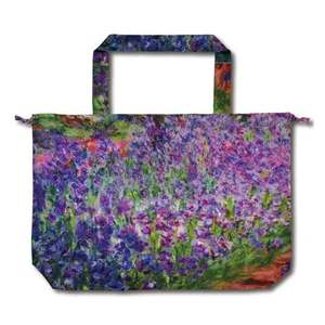 AU-01010 capolavoro Monet borsa antipioggia 'Iris Garden' Cover eleganti borse promozionali - Product Image 1