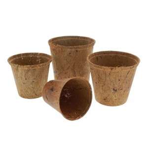 Maceta de fibra de coco apilable con borde rígido para líneas transportadoras y viveros, la mejor solución de manejo eficiente. - Product Image 3