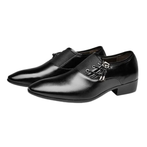 Chaussures en cuir pour hommes, style décontracté, bout rond, dessus en cuir, confort quotidien, styles OEM, approvisionnement en gros - Product Image 2