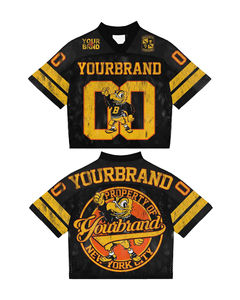 Camisetas de Fútbol Vintage para Hombre, Personalizadas, Holgadas, 100% Algodón, Transpirables, Ecológicas, con Malla, Estilo Francés, 2025 - Product Image 3