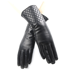 Guantes de Piel de Cordero Suave para Mujer, Guantes de Vestir de Moda de Invierno de Primera Calidad, Fabricante OEM, Suministro al por Mayor - Product Image 2