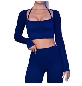 Ensembles de yoga personnalisables de haute qualité pour femmes meilleur matériel avec un prix raisonnable et un design élégant - Product Image 1