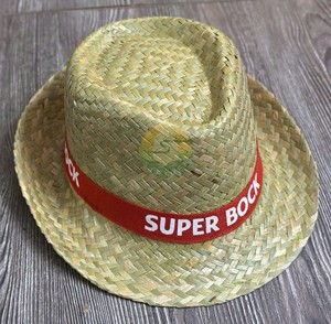 Promotion <b>Straw</b> Hat Wholesale Natural Color From Vietnam Bulk Supply Branded <b>Straw</b> Hats <b>Visor</b> <b>Straw</b> Hat Personalize Ribbon Band - Product Image 2