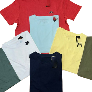 T-shirts pour hommes de haute qualité, 100% coton tricoté, col rond, impression sérigraphique, logo personnalisé, coupe classique, respirant, séchage rapide, 220g - Product Image 1