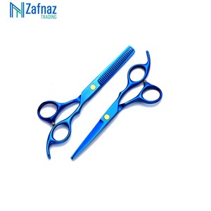 Vente directe d'usine, ciseaux à cheveux professionnels en acier inoxydable, couleur personnalisée, ciseaux à cheveux arc-en-ciel pour droitiers - Product Image 3