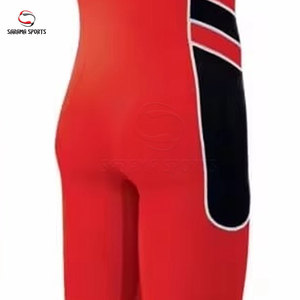 Traje de Lucha Libre Profesional para Hombre, Singlet de Poliéster y Spandex para Competencia, Singlets Juveniles de Lucha Libre con Logotipo Personalizado - Product Image 6