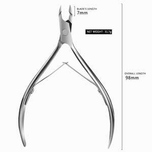 Coupe-ongles professionnel en acier inoxydable à lame incurvée et ouverture large pour manucure et pédicure, ongles épais ANAAIF - Product Image 6