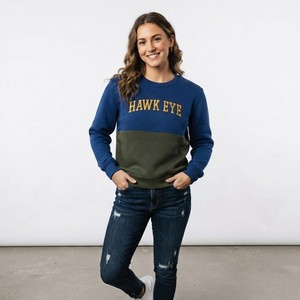 Conjunto Deportivo HAWK EYE para Mujer, Otoño/Invierno, Sudadera con Capucha y Pantalones, 100% Algodón Felpa, Estilo Urbano, Personalizable, 360g - Product Image 1
