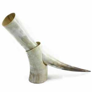 Bol artisanal rond en corne de buffle, écologique, rustique, fait main, pour tasses, cuillères, bijoux, accessoires, décoration intérieure, cadeau artisanal - Product Image 2