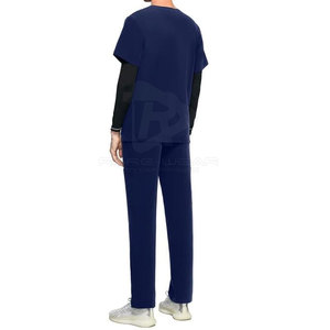 Conjunto de Uniforme Médico Profesional para Hombre con Tela Ligera y Transpirable, Ajuste Cómodo y Acabado Impecable - Product Image 2