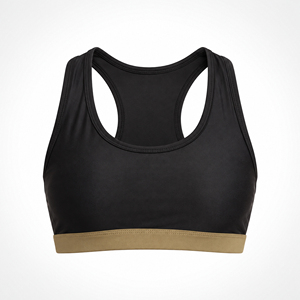 Sujetador Deportivo de Yoga para Mujer, Color Sólido, Diferentes Opciones de Diseño, Transpirable, Sin Costuras, con Detalles en Contraste - Product Image 2