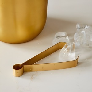 Hot Sales Modern Luxury High Quality Brass Eco-Friendly Stylish Design Gold Mini Ice Cube Sugar Coffee Bar Kitchen <b>Tool</b> Serving - Product Image 2