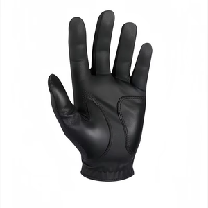 Guante de Carreras de Cuero Blanco de Dedo Completo con Cierre de Gancho y Bucle para Actividades al Aire Libre, Diseño Antideslizante Unisex - Product Image 3