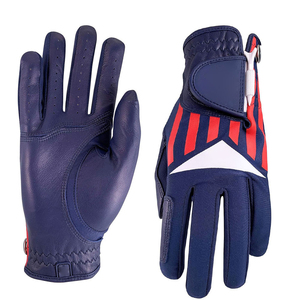 Gants de golf en cuir véritable, vente en gros, logo personnalisé, service OEM, dernier design, sangle de poignet réglable, antidérapants, pour le sport - Product Image 4