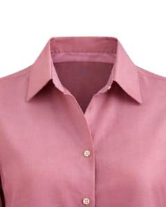 Chemisier décontracté à manches longues boutonné pour femme, dégradé rose à bordeaux, idéal pour le bureau – Fabrication OEM personnalisée - Product Image 5