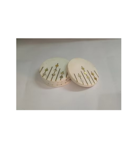 Posavasos de MOP con Soporte, Tendencia Popular, Superventas, Juego de Posavasos Redondos Únicos de MOP, Alfombrillas y Bases, 6 mm de Grosor - Product Image 2
