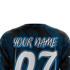 Maillot de motocross haut de gamme, logo personnalisé, prix usine OEM/ODM, fournisseur de vêtements de course durables, respirants et performants - Product Image 3