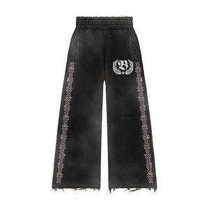 Collection Automne Survêtement de jogging pour femme avec strass effet délavé |   Ensemble d'entraînement personnalisé avec fermeture éclair Flare |   100% Coton Écologique - Product Image 3