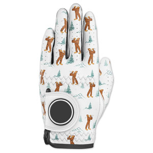Gants de golf pour hommes de qualité professionnelle, main gauche, en cuir véritable, taille moyenne/grande, Bigfoot Flyer, confort et adhérence, gants de golf - Product Image 1