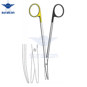 Tijeras de Ligadura Curvas de 14.5 cm / 5-3/4 Pulgadas con Microdentado Super Cut TC, Instrumento Quirúrgico Médico de Precisión - Product Image 5