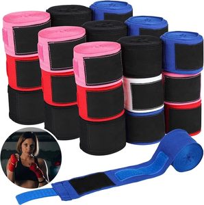 Bandages de boxe violets 180 pouces, bandages de poignet, protection des poings, bandages intérieurs pour MMA, UFC, Muay Thai, kickboxing - Product Image 2