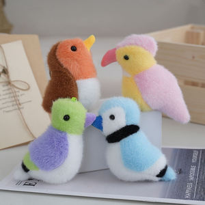 Toucan Plush Stuffed Doll Keychain Cute Simulation Parrot <b>Little</b> Bird Pendant <b>Backpack</b> Charm Toys Key Chain Accessories - Product Image 5