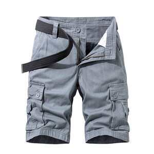 Pantalones Cortos Cargo para Hombre, Ligeros, de Tela de Algodón, Ajuste Cómodo, Tácticos, con Múltiples Bolsillos, Casuales, de Verano, para Uso Diario - Product Image 6