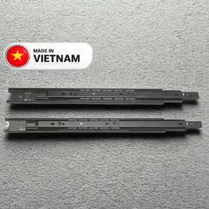 Diapositiva de cajón de extensión completa de 3 pliegues Cajones de canal telescópico Guías Diapositivas de cajón ocultas bajo montaje hechas en Vietnam - Product Image 1