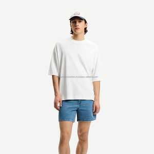 Camiseta de Manga Corta para Hombre, 100% Algodón, 300 GSM, Talla Grande, Personalizable con Logotipo OEM, Lisa - Product Image 6