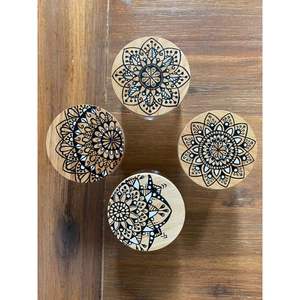 Sous-verres en MDF gravés au laser faits à la main pour une protection durable de la table, utilisation en décoration intérieure, attrait promotionnel, RR Enterprises, fabriqué en Inde - Product Image 6