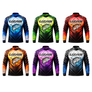 Maillot de pêche à manches longues pour homme, protection solaire UPF 50+, en polyester, taille XL - Product Image 5