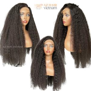 Perruques en dentelle HD pré-épilées 13x4, cheveux vierges vietnamiens, lisses et crépus, 12-30 pouces, cheveux Remy pour femmes, vente en gros - Product Image 2