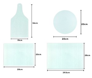 Planches de découpe vierges <span class=keywords><strong>en</strong></span> <span class=keywords><strong>verre</strong></span> trempé pour sublimation, formes rectangulaires, rondes et <span class=keywords><strong>en</strong></span> forme de bouteille, avec surface texturée, pour sublimation par transfert thermique <span class=keywords><strong>en</strong></span> gros - Product Image 1