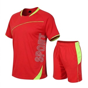 Maglia da Calcio Personalizzata con Scollo a V, Manica Corta, Chiusura con Fibbia, Asciugatura Rapida, 100% Poliestere, Kit da Calcio per Uomo - Product Image 3