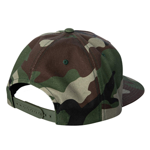 Gorra Unisex de Camuflaje de 6 Paneles con Cierre a Presión, Visera Plana Ajustable, Gorro Casual de Algodón, Estilo Primavera Verano - Product Image 3