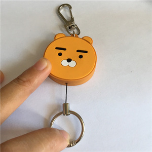 Porte-badge rétractable en PVC écologique de haute qualité 600 mm, forme et couleur personnalisables, boucle de traction créative pour porte-carte d'identité - Product Image 4