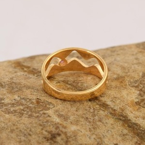 Anillos de Plata de Ley S925 de Alta Calidad con Zafiro Rosa Natural y Diamantes, Chapados en Oro, Joyería Fina, Regalos Especiales para Novias - Product Image 3