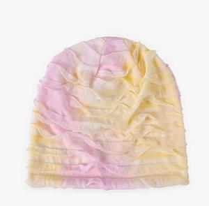 Pañuelo para el Cabello Ajustable de Satén Rosa, Color Sólido, Estilo Lindo, Unisex, para Uso en Exteriores, 54-56 cm, 100% Acrílico - Product Image 3