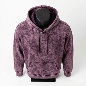 Sudadera con Capucha Oversize de Algodón Pesado con Lavado Ácido, Estilo Urbano Casual, Ropa de Moda - Product Image 6
