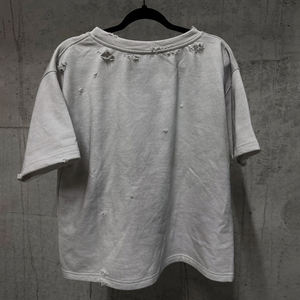 T-shirt en coton surdimensionné à imprimé portrait délavé style vintage, coupe décontractée, streetwear urbain, haut de mode, fabricant en gros - Product Image 3